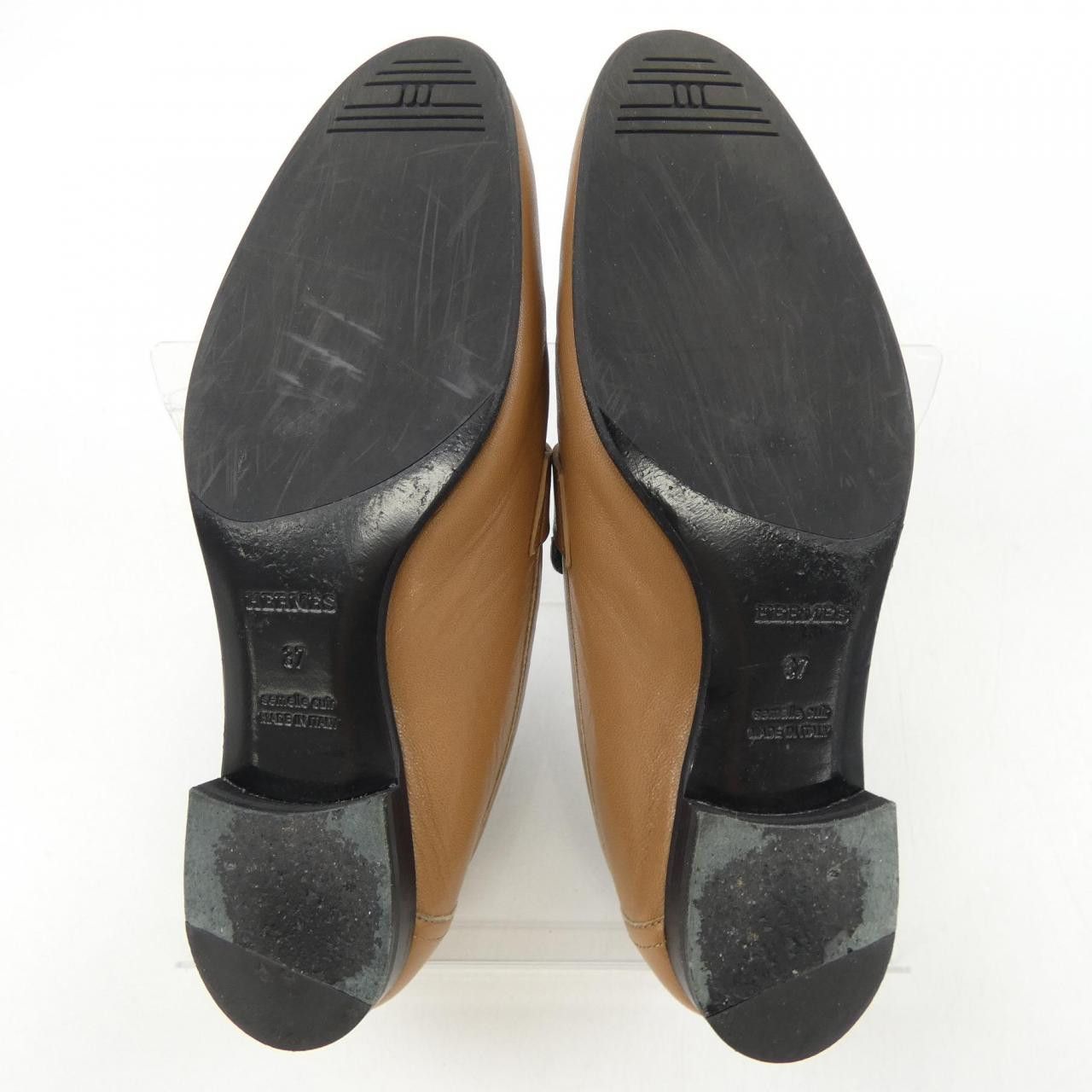 Hermes Hermes Hermes Paris H Buckle Leather Shoes Leather Shoes DUTY FREE for USA Size ONE SIZE - 4 Thumbnail