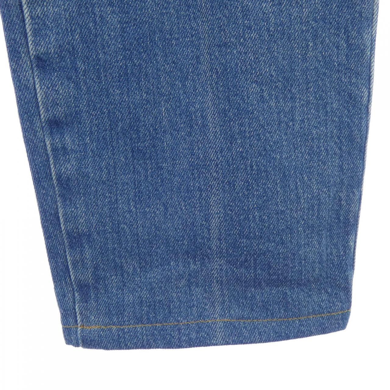 Gucci Gucci Gucci 80S With Horsebit Jeans Textile Jeans 666841XDBP5 DUTY FREE for USA Size ONE SIZE - 5 Thumbnail