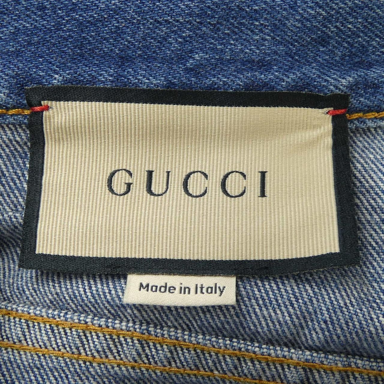 Gucci Gucci Gucci 80S With Horsebit Jeans Textile Jeans 666841XDBP5 DUTY FREE for USA Size ONE SIZE - 4 Thumbnail