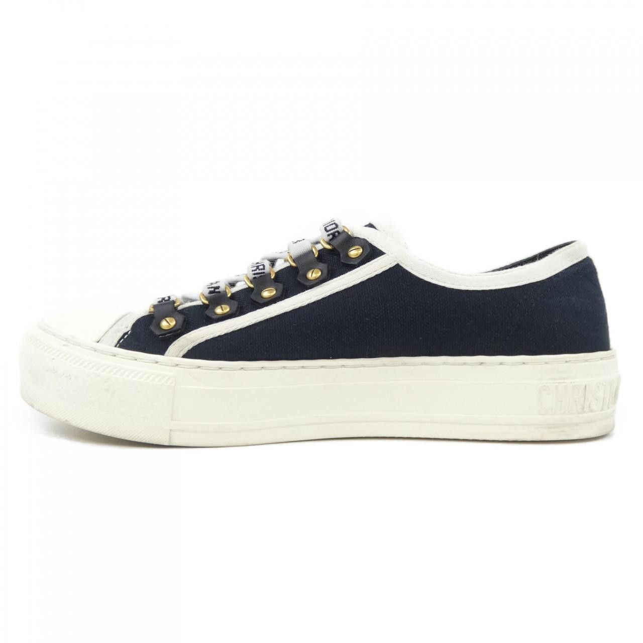 Dior Dior Christian Dior WALK'N'DIOR J'ADIOR Signature Cotton Canvas Sneakers Textile Shoes KCK177CVA DUTY FREE for USA Size ONE SIZE - 2 Thumbnail