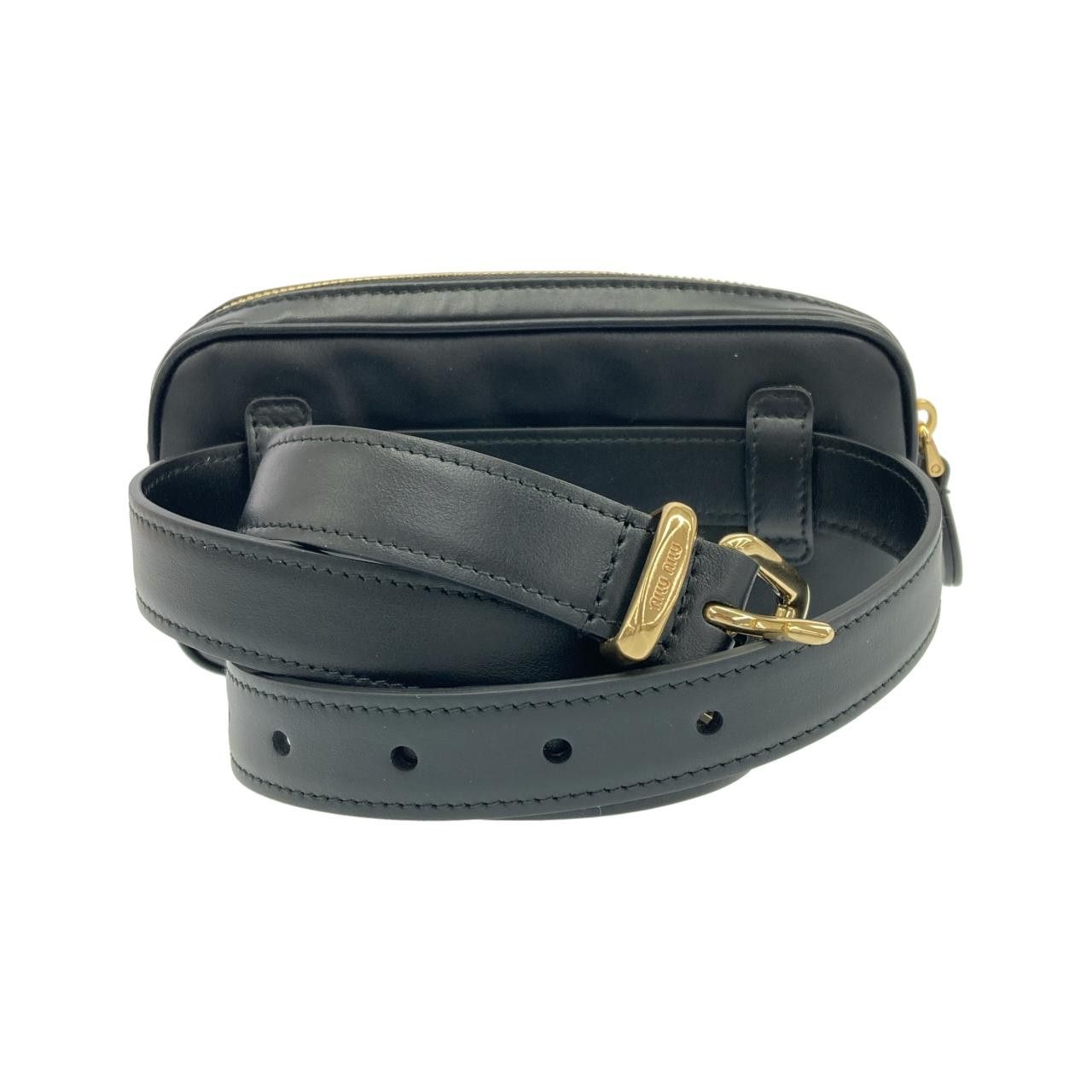 Miu Miu Miu Miu Miu Miu SOFT CALF Waist Bag Leather Belt Bag DNP104 DUTY FREE for USA Size ONE SIZE - 2 Thumbnail