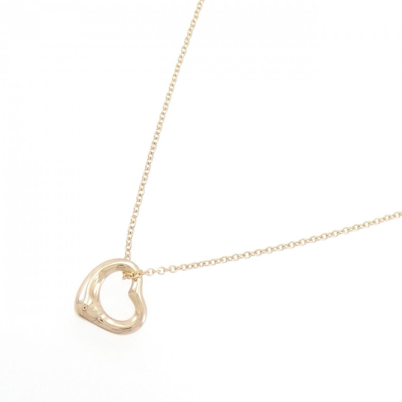 Tiffany & Co. Tiffany & Co. Tiffany & Co. 750 Pink Gold Open Heart Necklace Precious Metal Necklace DUTY FREE for USA Size ONE SIZE - 2 Thumbnail