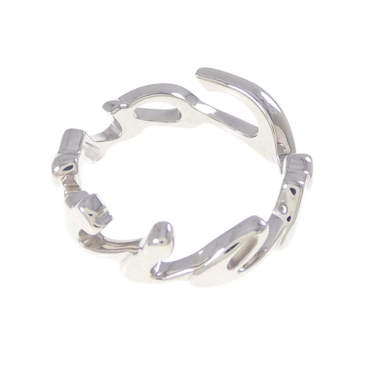 Cartier Cartier Cartier Signature Au750 White Gold Ring Size 9 Limited Precious Metal Ring 207072 DUTY FREE for USA Size ONE SIZE - 3 Thumbnail