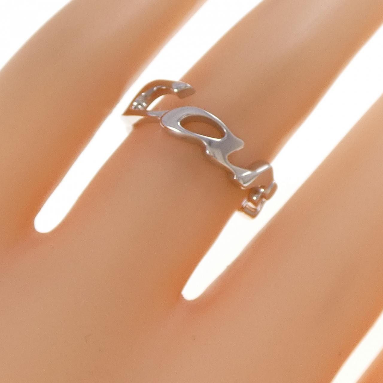 Cartier Cartier Cartier Signature Au750 White Gold Ring Size 9 Limited Precious Metal Ring 207072 DUTY FREE for USA Size ONE SIZE - 5 Thumbnail