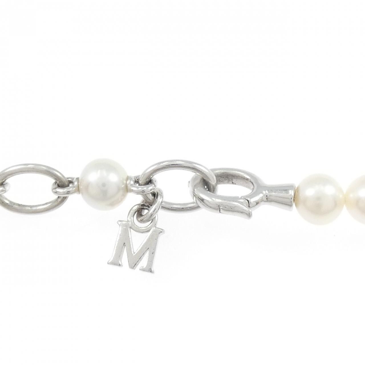 Mikimoto Mikimoto Mikimoto Liberte 925 Silver Pearl Necklace Precious Metal Necklace KZ1703PB DUTY FREE for USA Size ONE SIZE - 4 Thumbnail