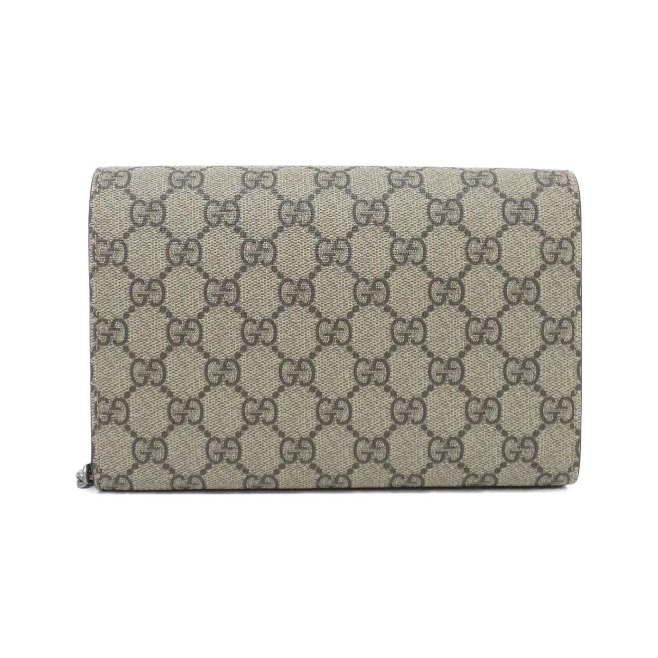 Gucci Gucci Gucci Dionysus GG Supreme Chain Wallet Textile Other 401231KHNSN DUTY FREE for USA Size ONE SIZE - 2 Thumbnail