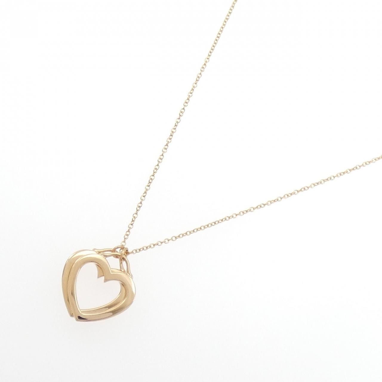 Tiffany & Co. Tiffany & Co. Tiffany Sentimental Double Heart 750 Pink Gold Necklace Precious Metal Necklace DUTY FREE for USA Size ONE SIZE - 2 Thumbnail