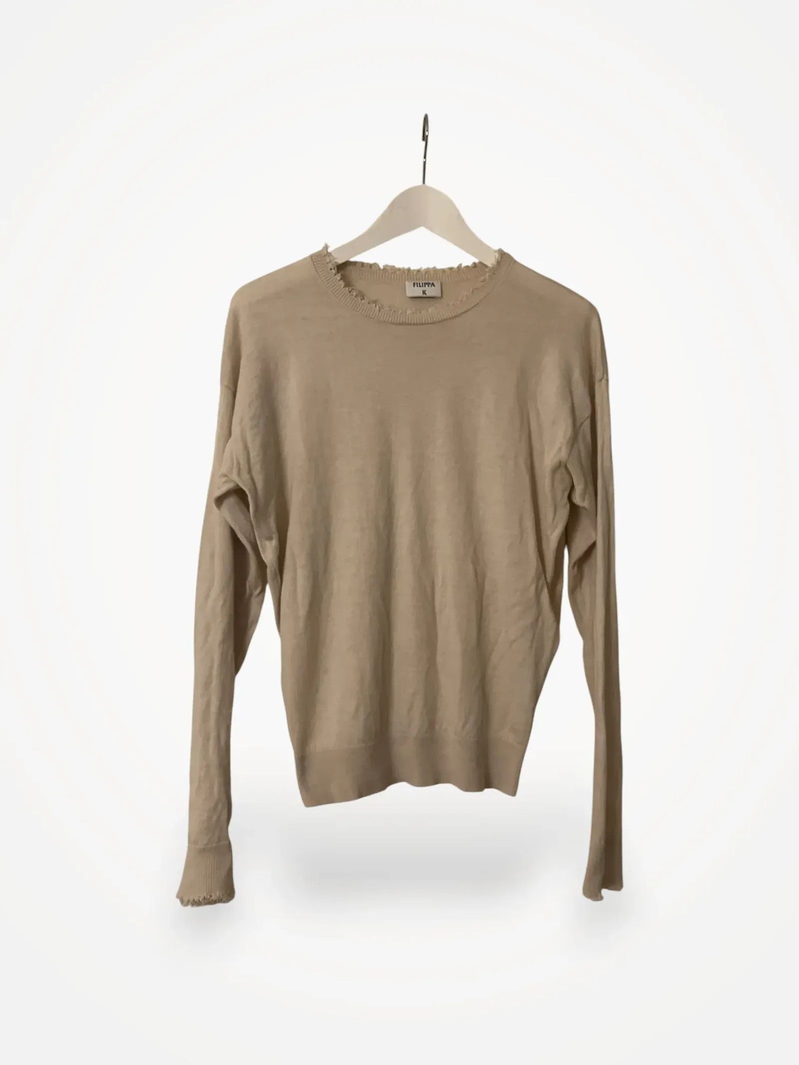 Filippa K Filippa K Frayed R-Neck Top Top Size S / US 4 / IT 40 - 2 Thumbnail