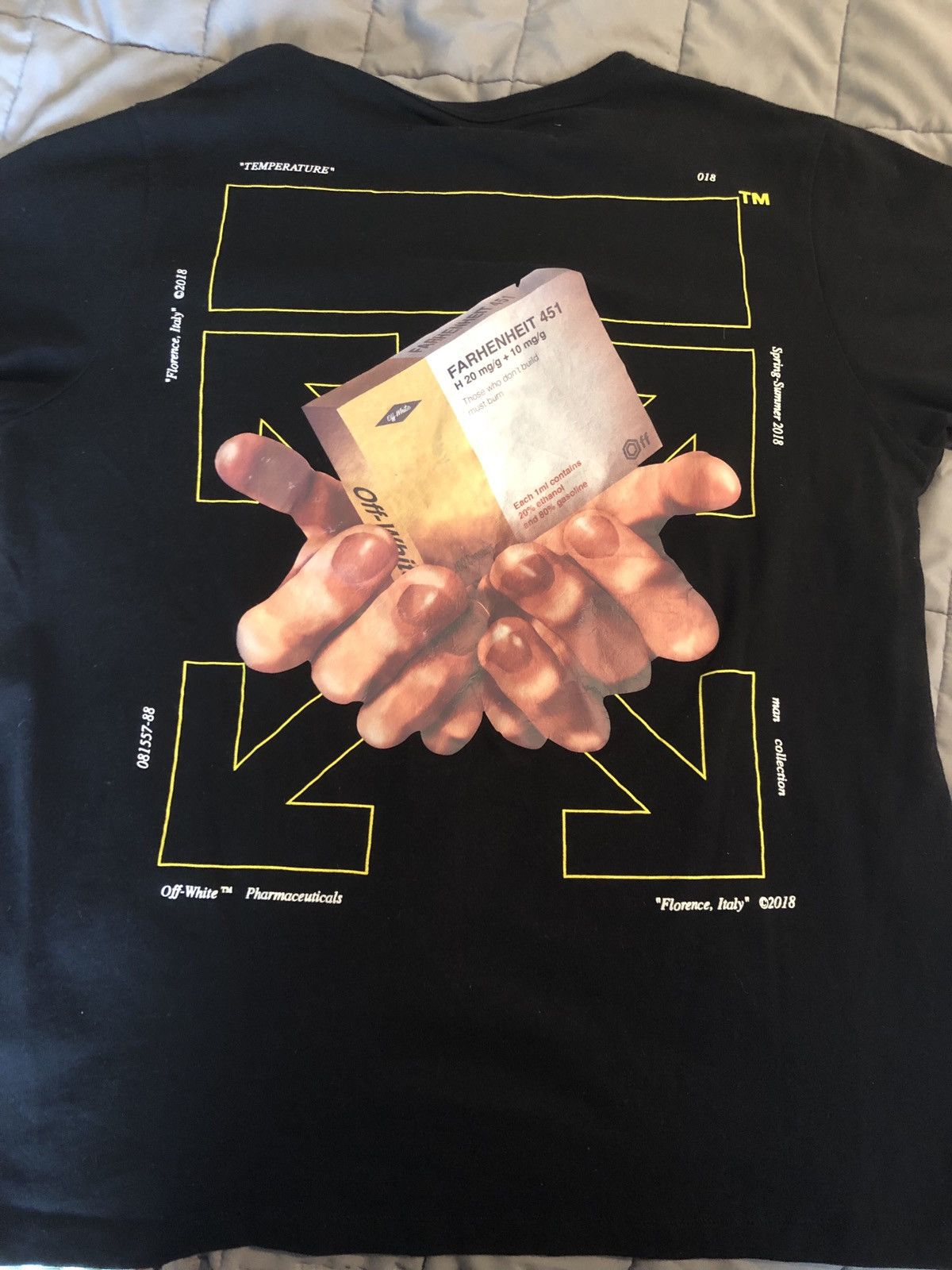 Off White Off White Fahrenheit 451 Pill Box Tee Grailed