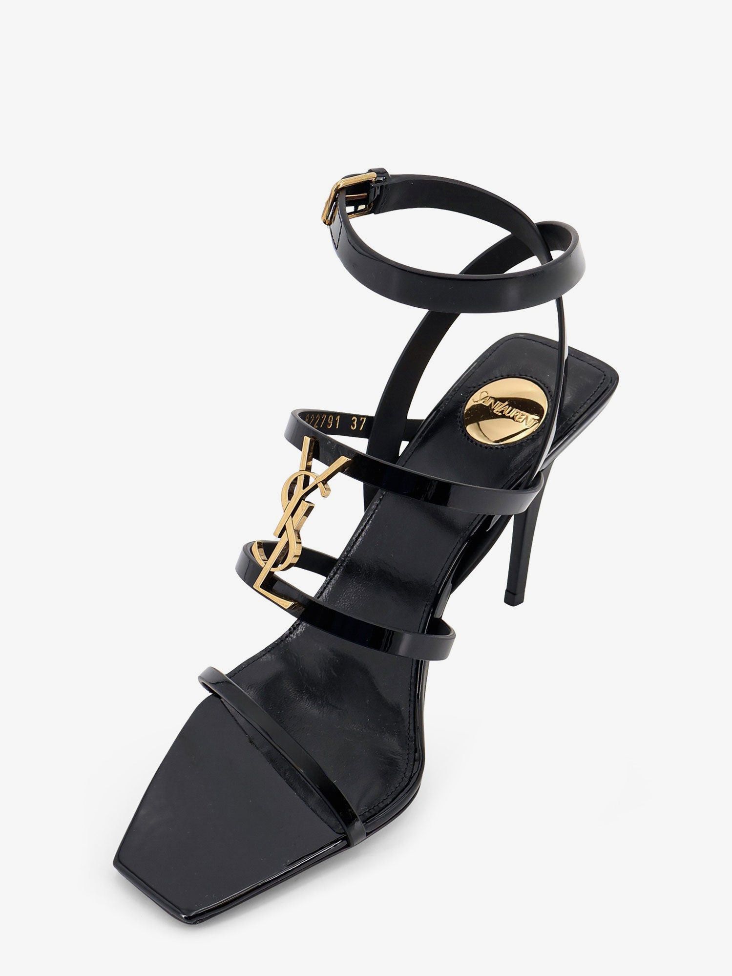 Yves Saint Laurent Saint Laurent Cassandre patent leather sandals IT 41 Women - USA Tariffs Included Size US 11 / IT 41 - 4 Thumbnail