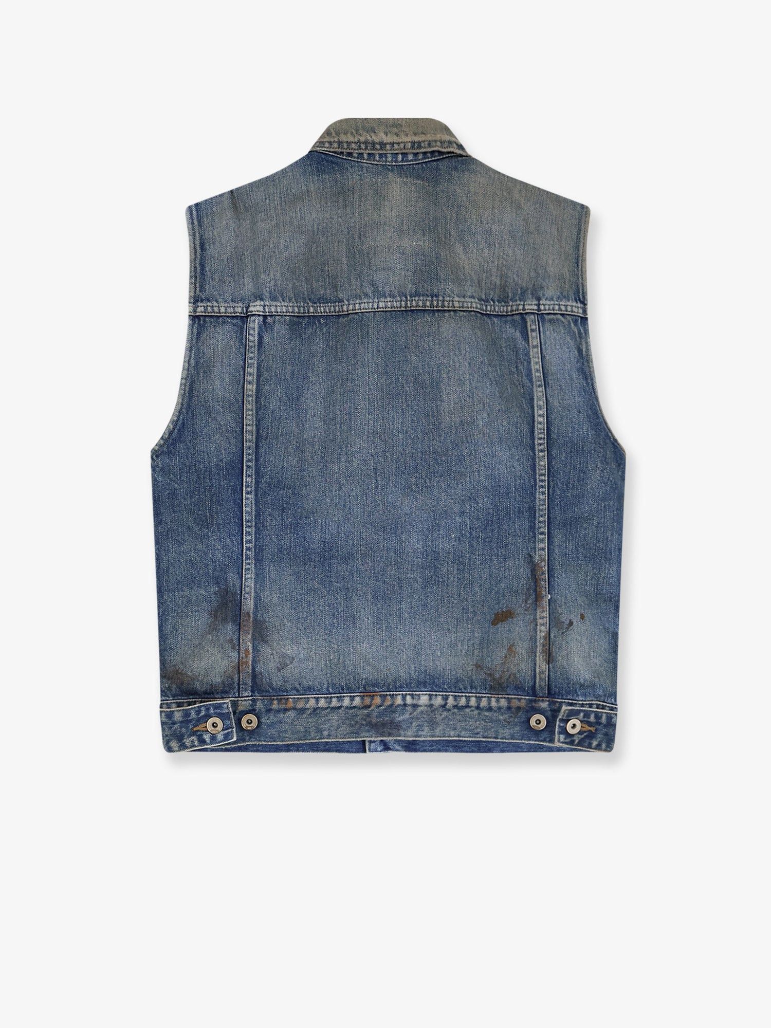Rick Owens Drkshdw Drkshdw Sleeveless denim jacket Tag Size XL Men - USA Tariffs Included Size US XL / EU 56 / 4 - 4 Thumbnail