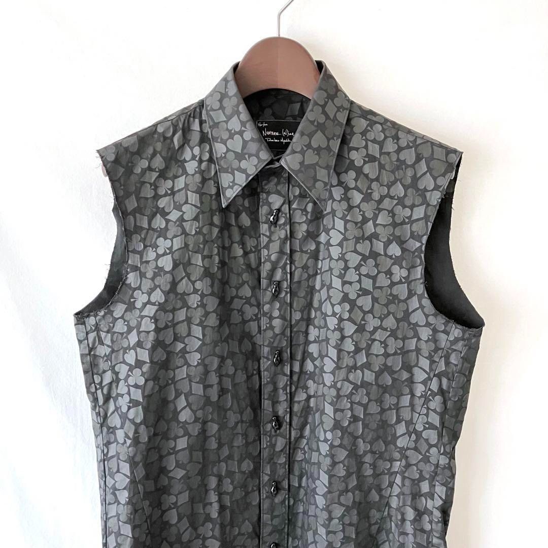 Number (N)ine NUMBER (N)INE Full Pattern Sleeveless Shirt Black 2 Size US M / EU 48-50 / 2 - 3 Thumbnail