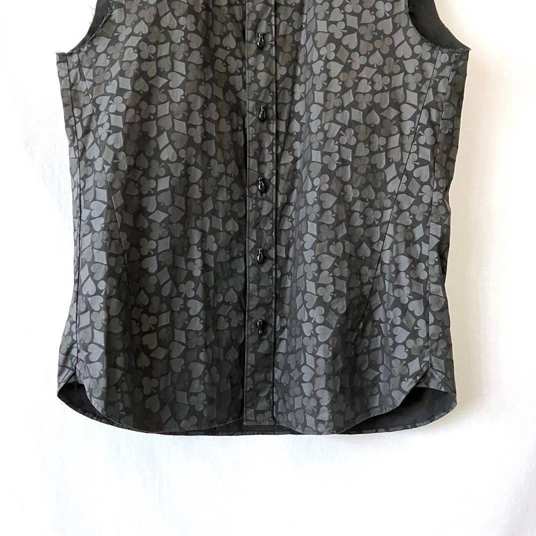 Number (N)ine NUMBER (N)INE Full Pattern Sleeveless Shirt Black 2 Size US M / EU 48-50 / 2 - 4 Thumbnail