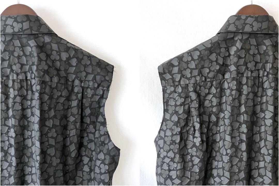 Number (N)ine NUMBER (N)INE Full Pattern Sleeveless Shirt Black 2 Size US M / EU 48-50 / 2 - 8 Thumbnail