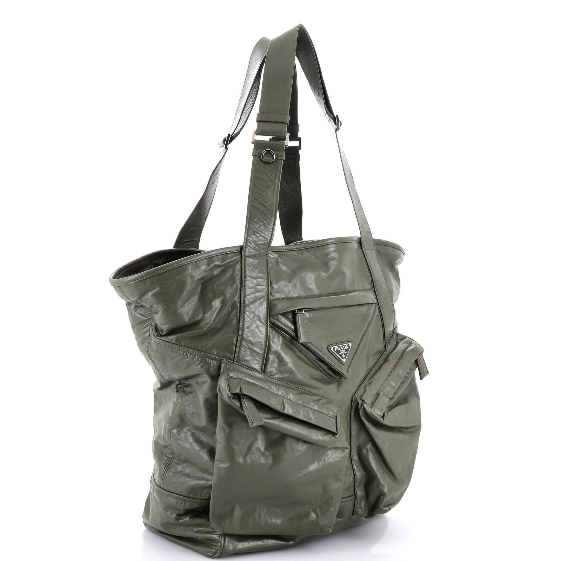 Prada Triple Front Pocket Tote Size ONE SIZE - 2 Thumbnail