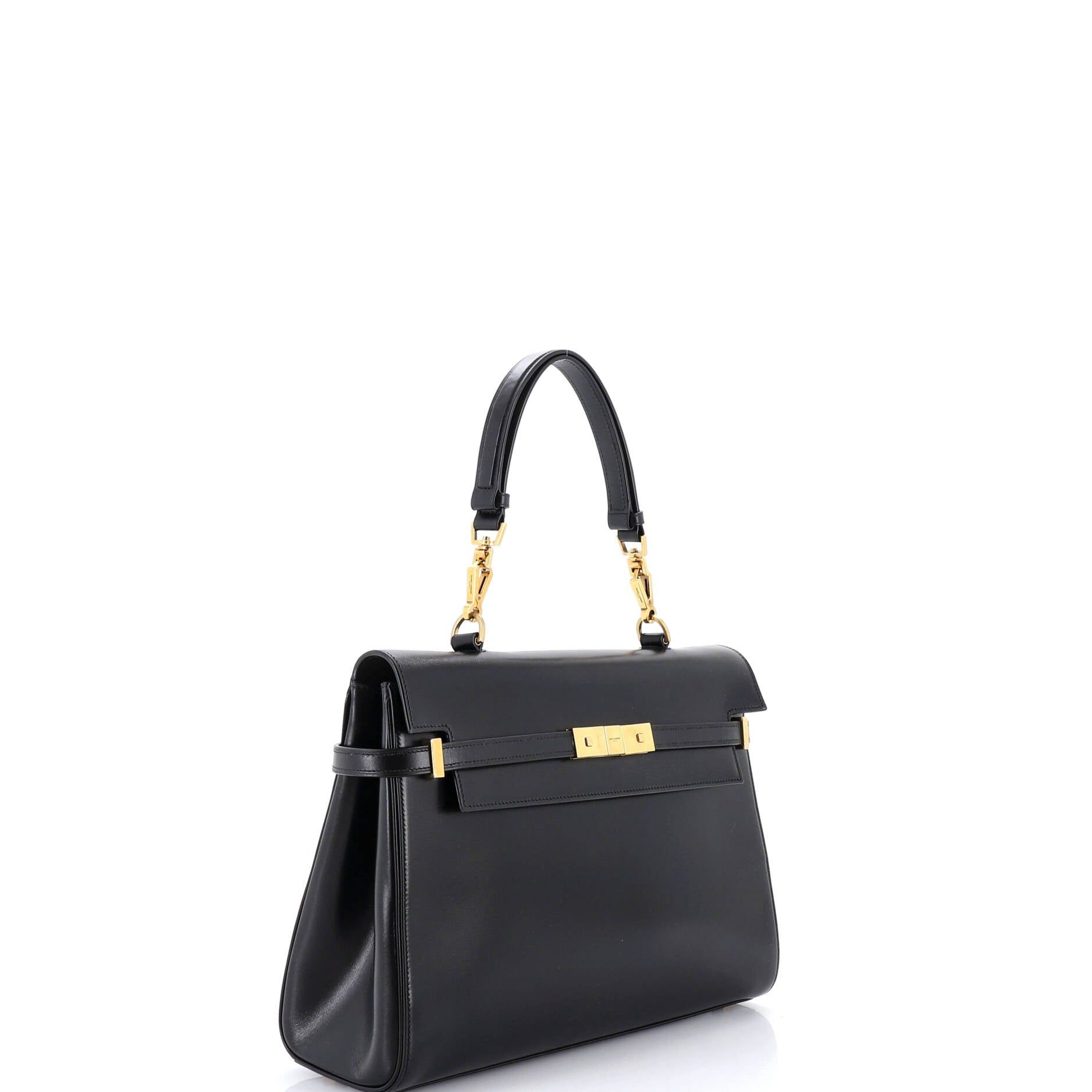 Saint Laurent Paris Manhattan Top Handle Flap Bag Size ONE SIZE - 2 Thumbnail