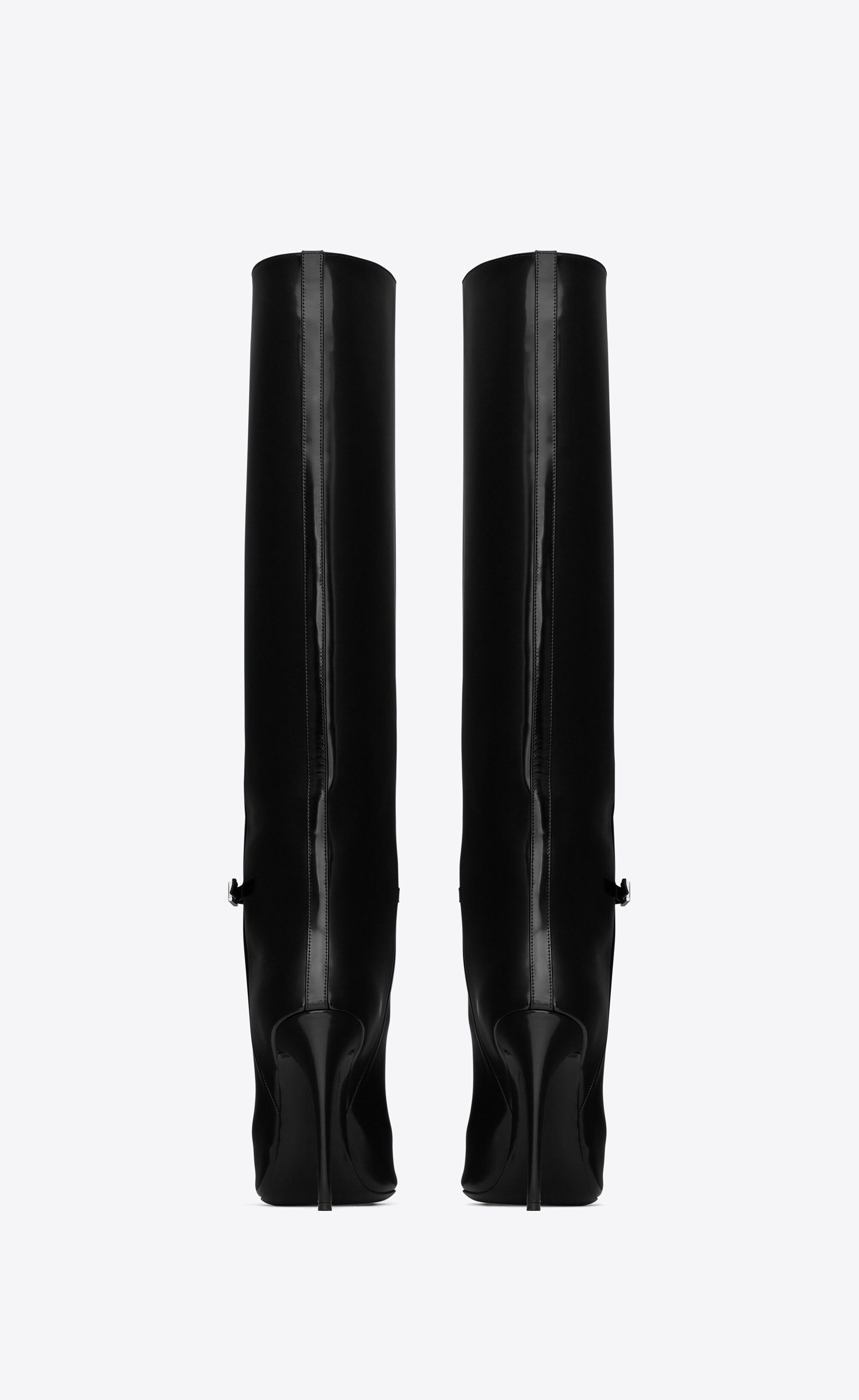 Saint Laurent Paris vendome boots in glazed leather black Size US 11 / IT 41 - 4 Thumbnail