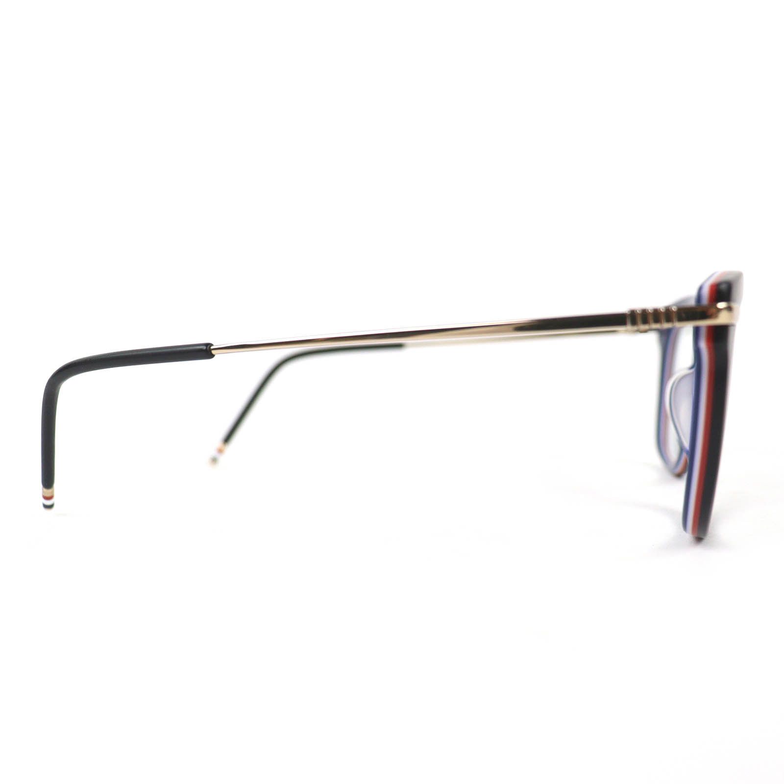 Thom Browne Thom Browne Thom Browne Glasses Plastic / Synthetic Glasses TB-712-A-BLK-GLD-5 DUTY FREE for USA Size ONE SIZE - 6 Thumbnail