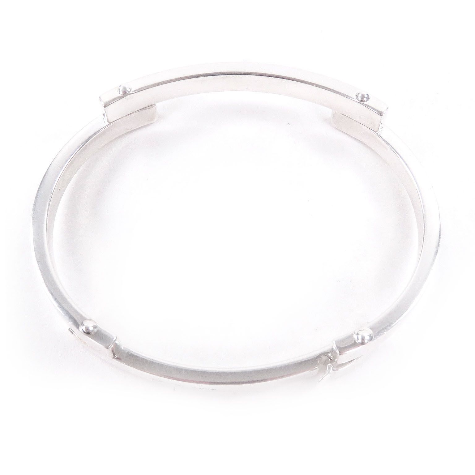 Gucci Gucci Gucci Silver Bracelet Precious Metal Bangle DUTY FREE for USA Size ONE SIZE - 2 Thumbnail
