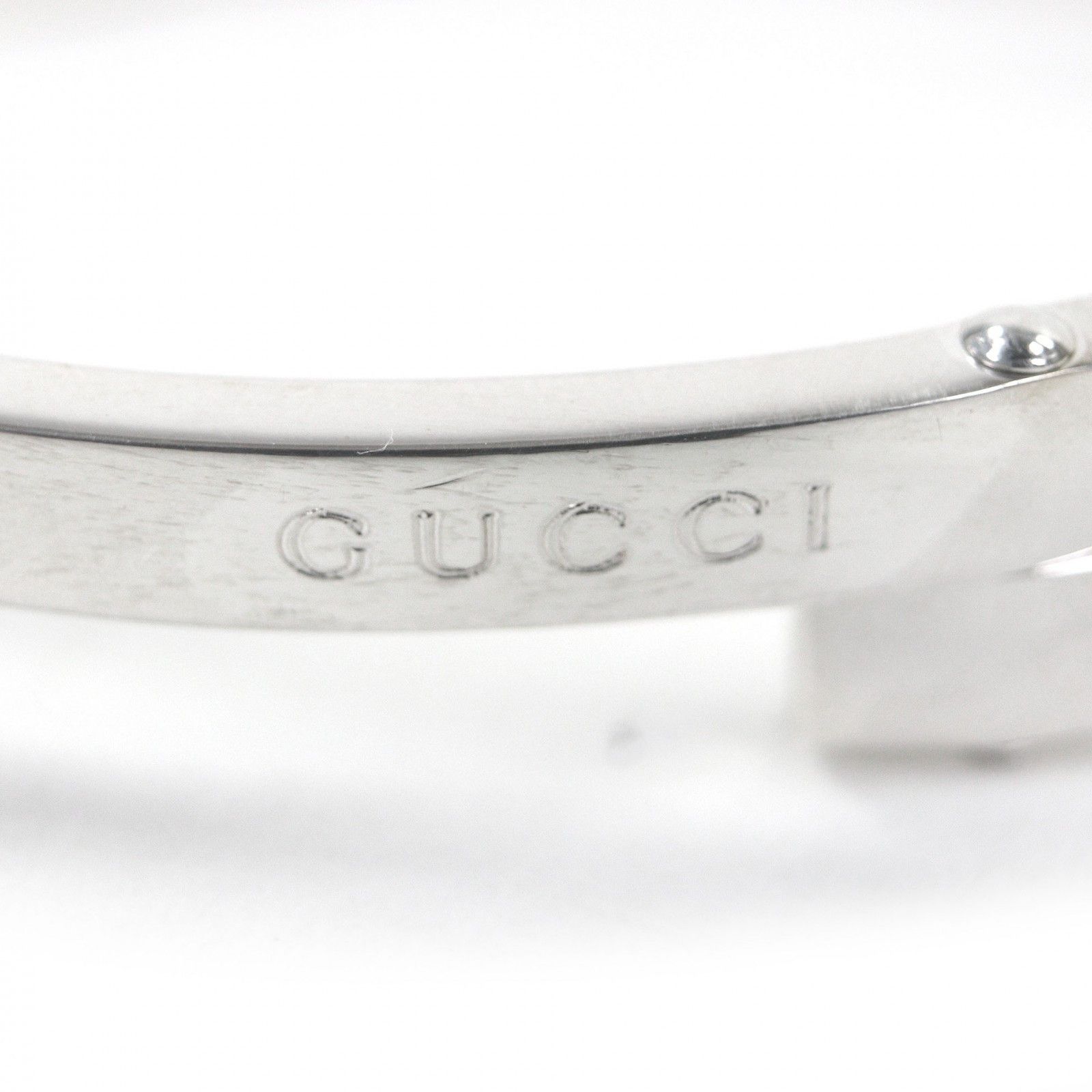 Gucci Gucci Gucci Silver Bracelet Precious Metal Bangle DUTY FREE for USA Size ONE SIZE - 4 Thumbnail