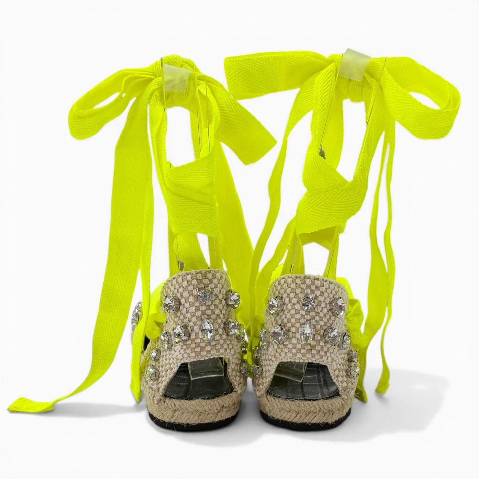 Loewe Loewe Loewe Jute Canvas Sandals Textile Shoes DUTY FREE for USA Size ONE SIZE - 7 Thumbnail