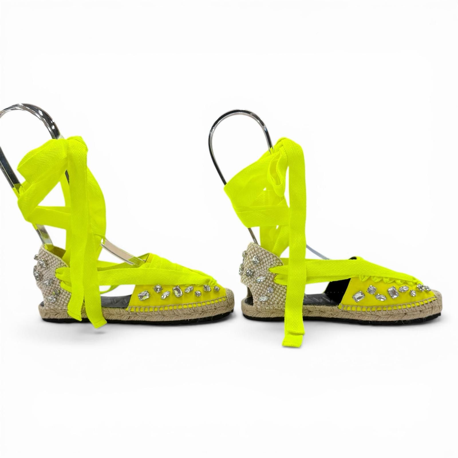 Loewe Loewe Loewe Jute Canvas Sandals Textile Shoes DUTY FREE for USA Size ONE SIZE - 4 Thumbnail