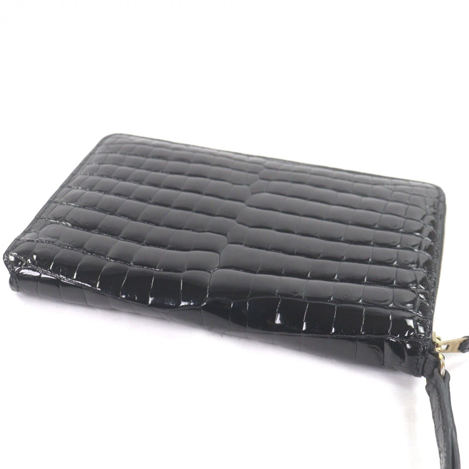 Hermes Hermes Hermes Charlie Porosus travel case Leather Other Stamp B (1998) DUTY FREE for USA Size ONE SIZE - 4 Thumbnail