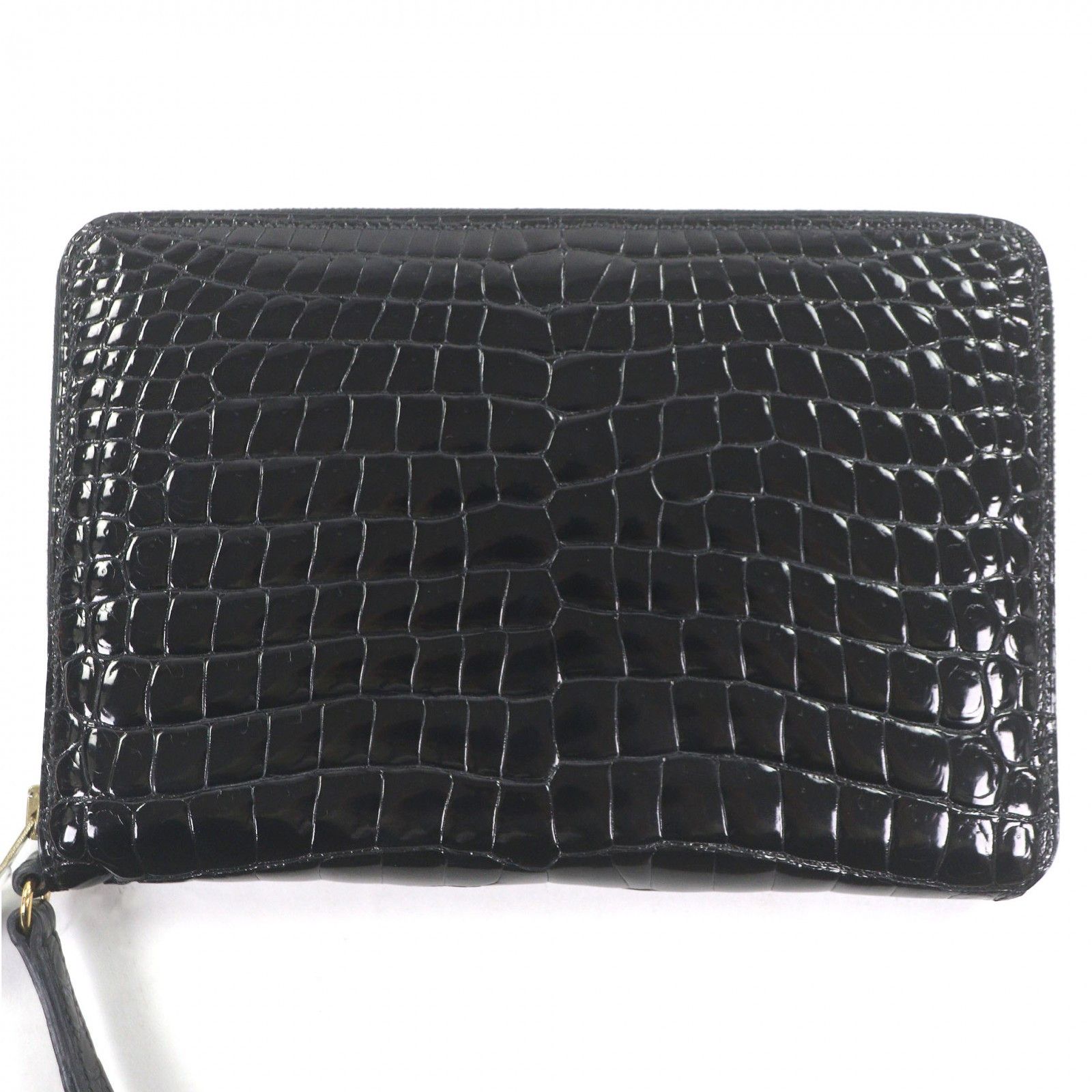 Hermes Hermes Hermes Charlie Porosus travel case Leather Other Stamp B (1998) DUTY FREE for USA Size ONE SIZE - 3 Thumbnail