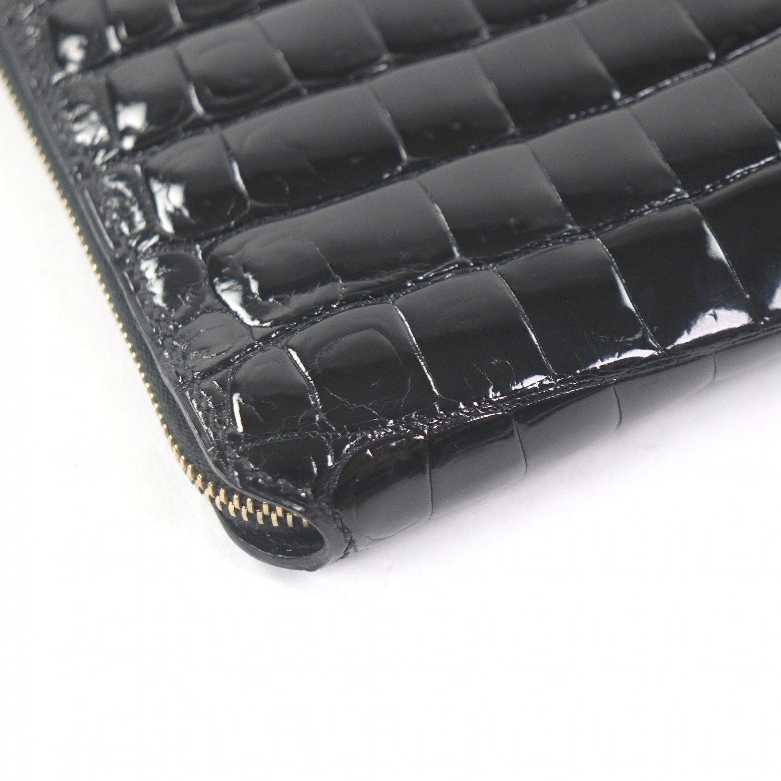 Hermes Hermes Hermes Charlie Porosus travel case Leather Other Stamp B (1998) DUTY FREE for USA Size ONE SIZE - 5 Thumbnail