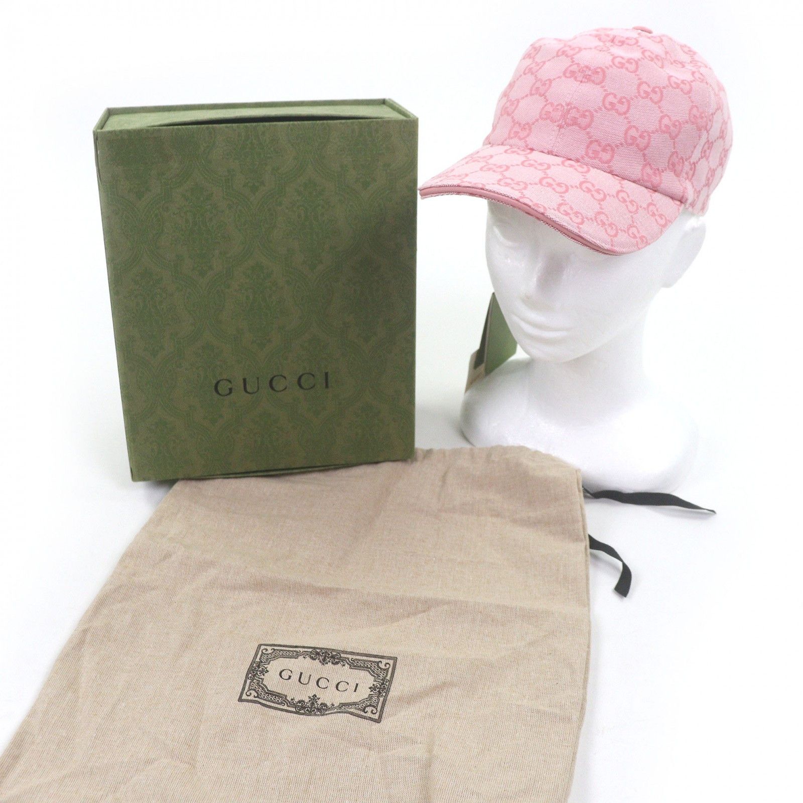 Gucci Gucci Gucci GG Canvas Baseball Cap Textile Hats DUTY FREE for USA Size ONE SIZE - 2 Thumbnail
