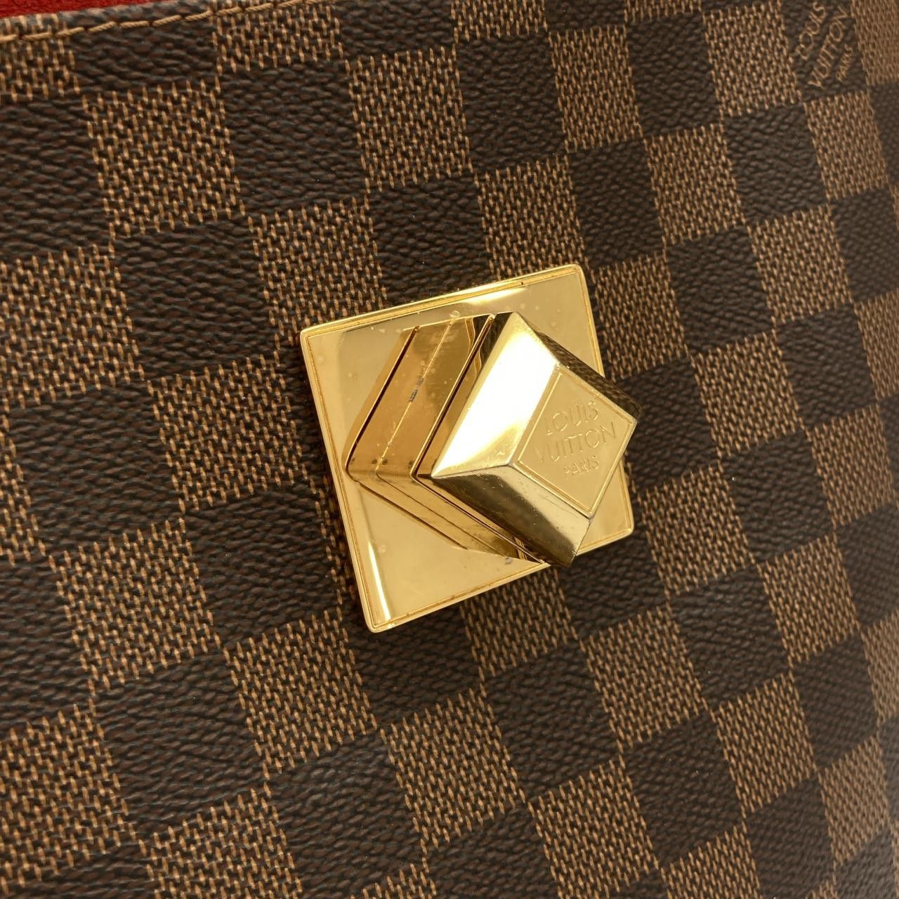 Louis Vuitton Louis Vuitton Louis Vuitton Damier Bergamo Bag Textile Shoulder Bag N41168 DUTY FREE for USA Size ONE SIZE - 5 Thumbnail