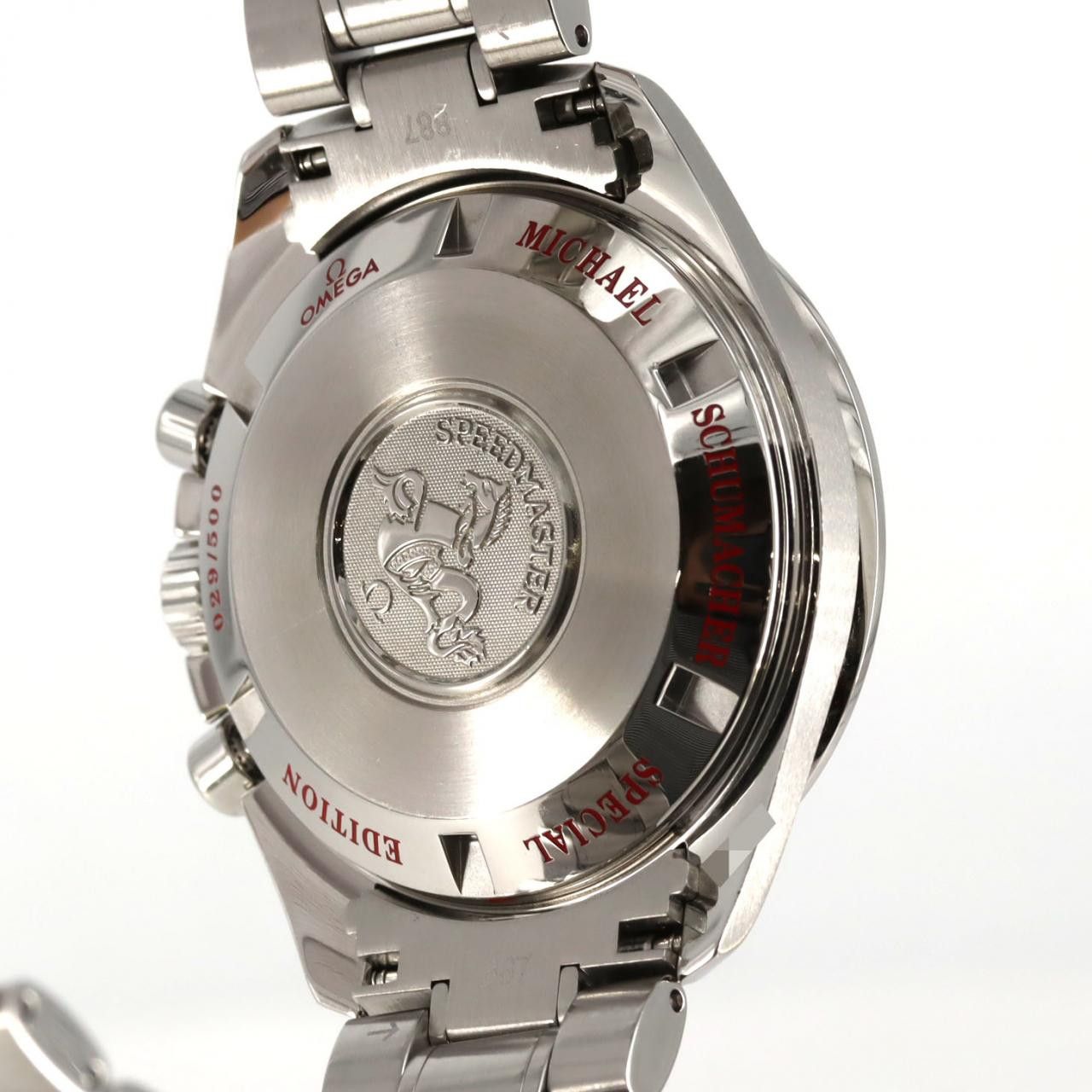 Omega Omega Omega Speedmaster Schumacher Special Edition Stainless Steel Limited Metal Automatic 3853.32 DUTY FREE for USA Size ONE SIZE - 7 Thumbnail