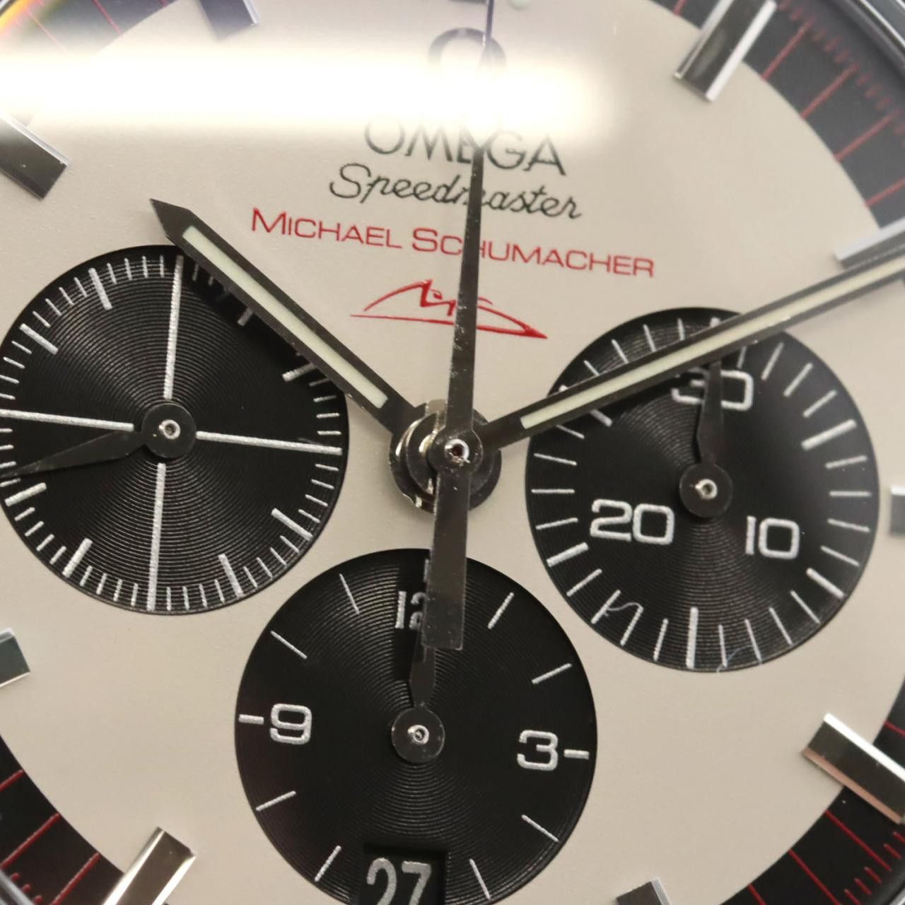 Omega Omega Omega Speedmaster Schumacher Special Edition Stainless Steel Limited Metal Automatic 3853.32 DUTY FREE for USA Size ONE SIZE - 5 Thumbnail