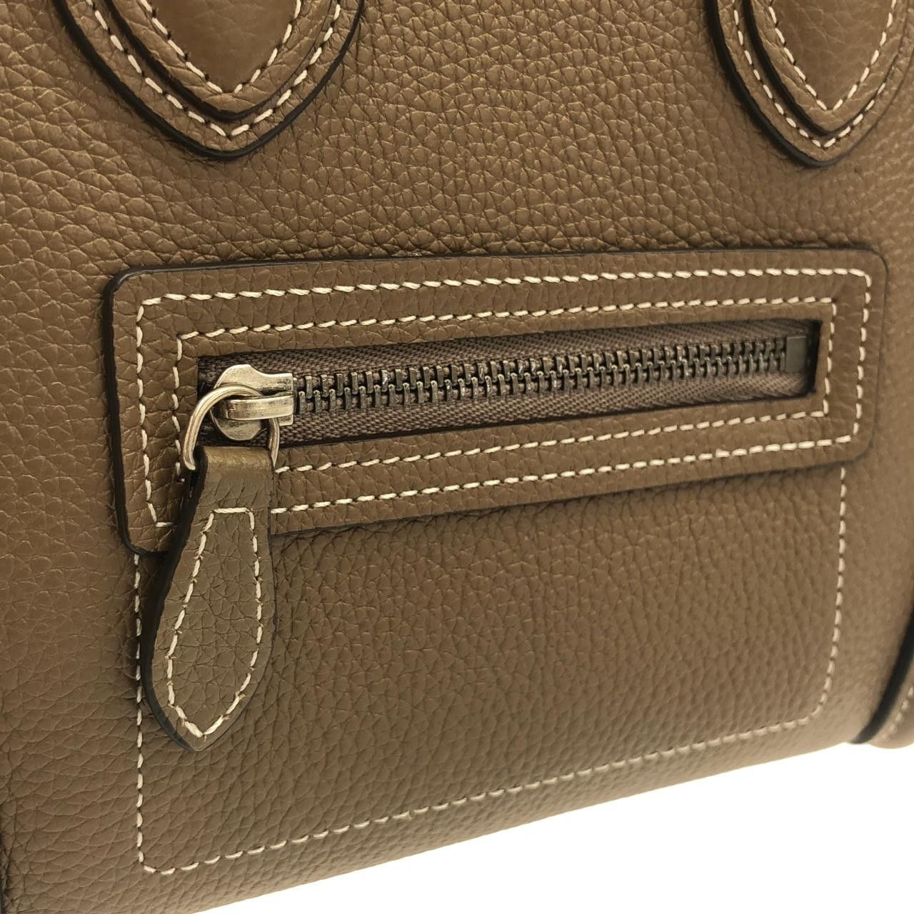 Celine Celine Celine Luggage Nano Shopper Calfskin Bag Leather Crossbody Bag 189243DRU DUTY FREE for USA Size ONE SIZE - 7 Thumbnail