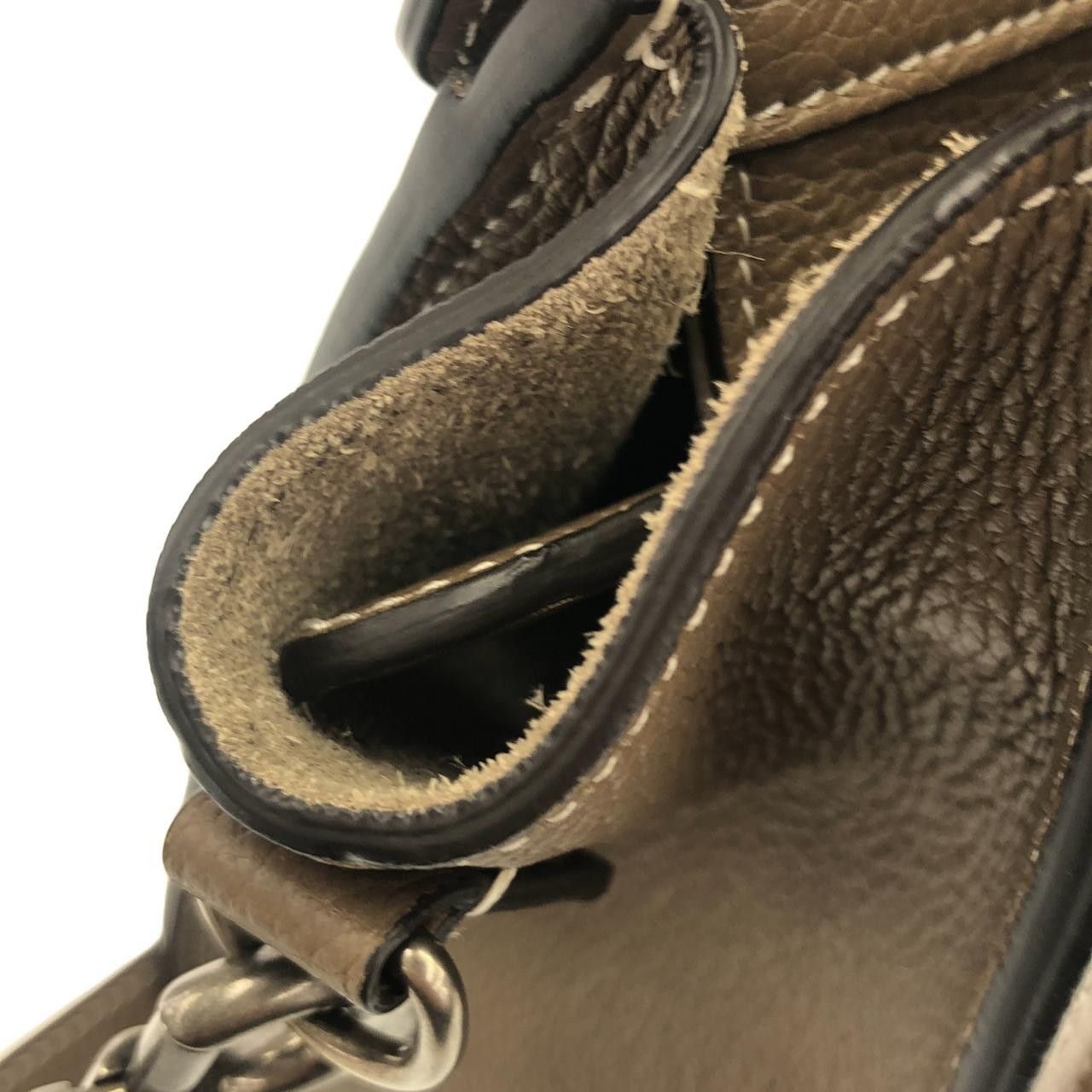 Celine Celine Celine Luggage Nano Shopper Calfskin Bag Leather Crossbody Bag 189243DRU DUTY FREE for USA Size ONE SIZE - 4 Thumbnail