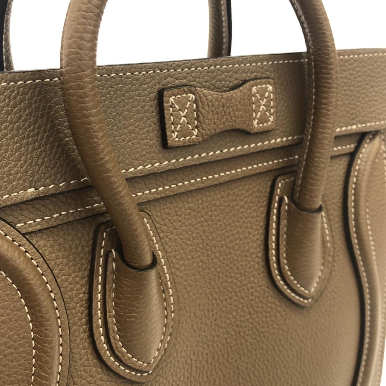 Celine Celine Celine Luggage Nano Shopper Calfskin Bag Leather Crossbody Bag 189243DRU DUTY FREE for USA Size ONE SIZE - 8 Thumbnail