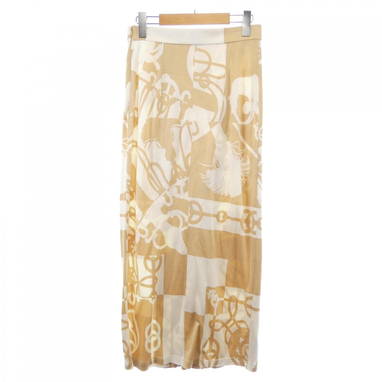 Hermes Hermes Hermes Silk Skirt Textile Skirts DUTY FREE for USA Size ONE SIZE - 2 Thumbnail