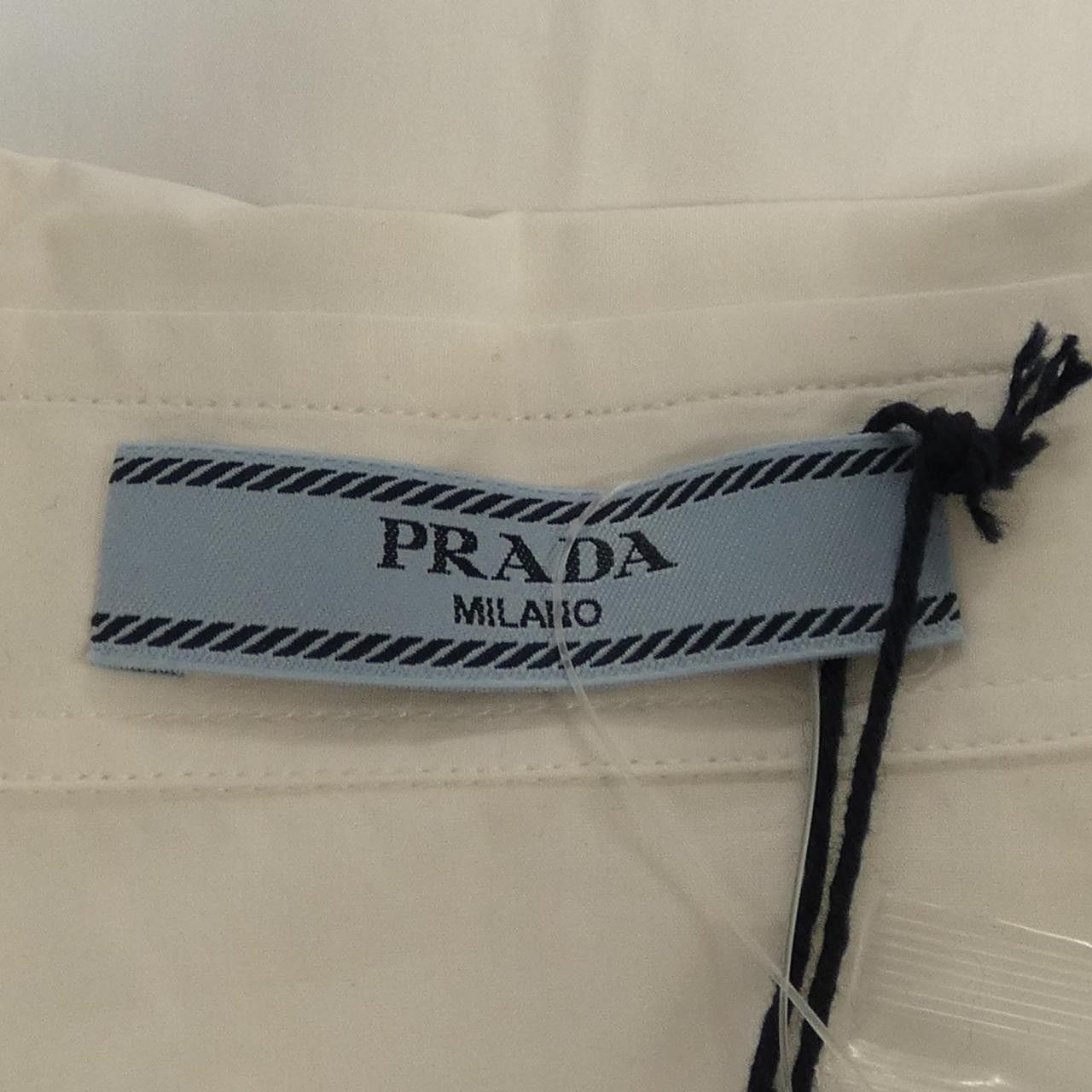 Prada Prada Prada Cotton Shirt Textile Dress Shirt P425DG S191 1UJ0 DUTY FREE for USA Size ONE SIZE - 4 Thumbnail