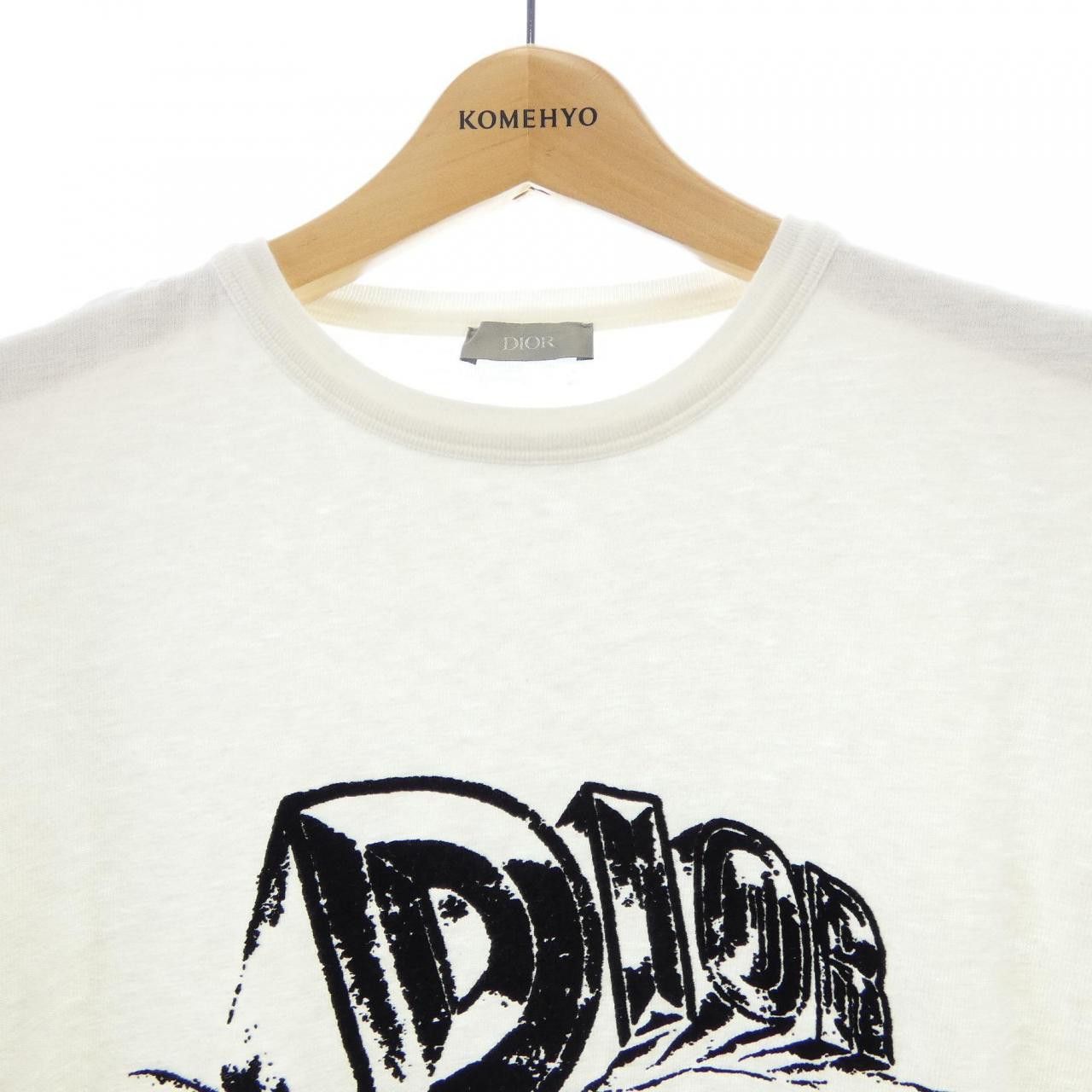 Dior Dior Dior Cotton T Shirt Textile T-Shirts 393J696A0849 DUTY FREE for USA Size ONE SIZE - 5 Thumbnail