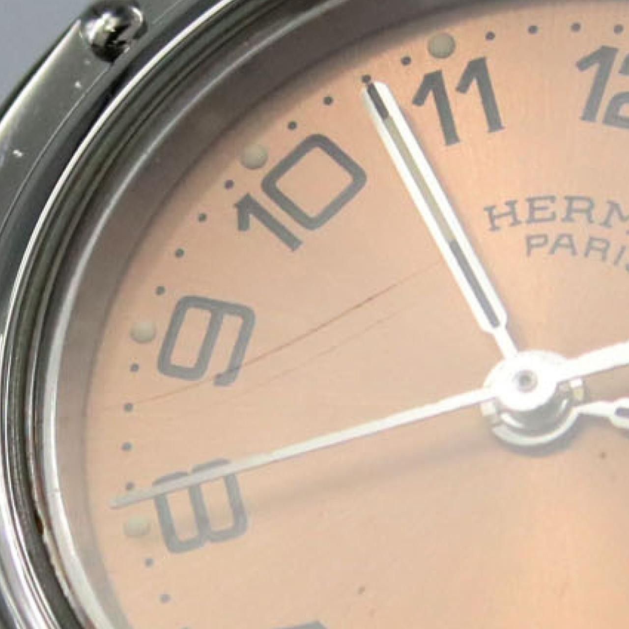 Hermes Hermes Hermes Clipper Stainless Steel Quartz Metal Quartz CL4.210 DUTY FREE for USA Size ONE SIZE - 5 Thumbnail