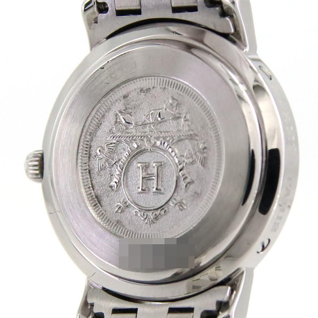 Hermes Hermes Hermes Clipper Stainless Steel Quartz Metal Quartz CL4.210 DUTY FREE for USA Size ONE SIZE - 6 Thumbnail