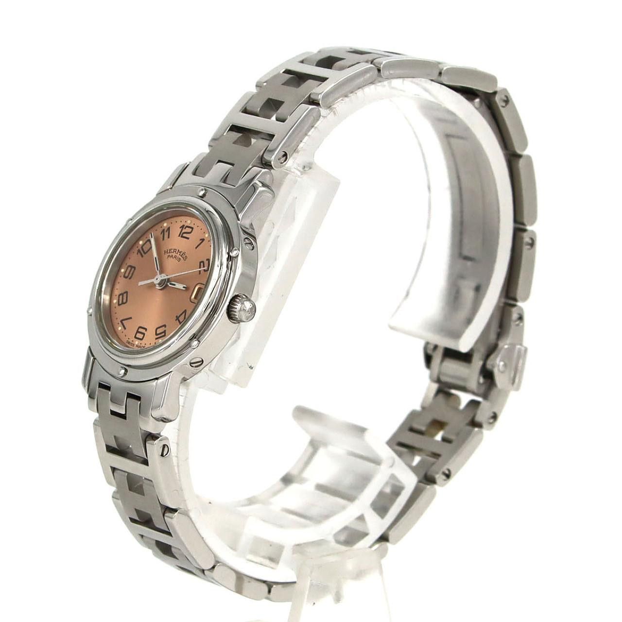 Hermes Hermes Hermes Clipper Stainless Steel Quartz Metal Quartz CL4.210 DUTY FREE for USA Size ONE SIZE - 2 Thumbnail
