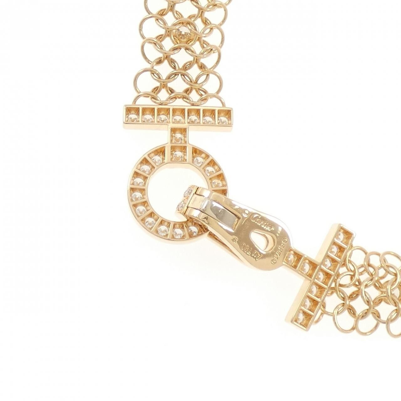 Cartier Cartier Cartier Au750 Diamond Necklace Precious Metal Necklace DUTY FREE for USA Size ONE SIZE - 4 Thumbnail