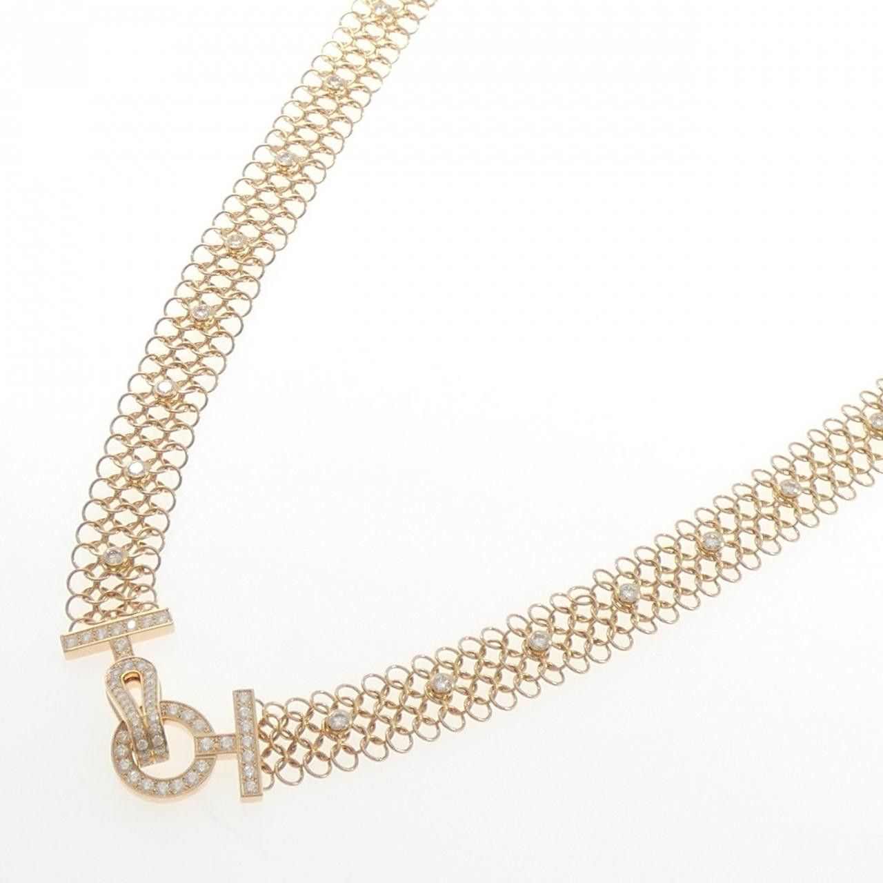 Cartier Cartier Cartier Au750 Diamond Necklace Precious Metal Necklace DUTY FREE for USA Size ONE SIZE - 2 Thumbnail