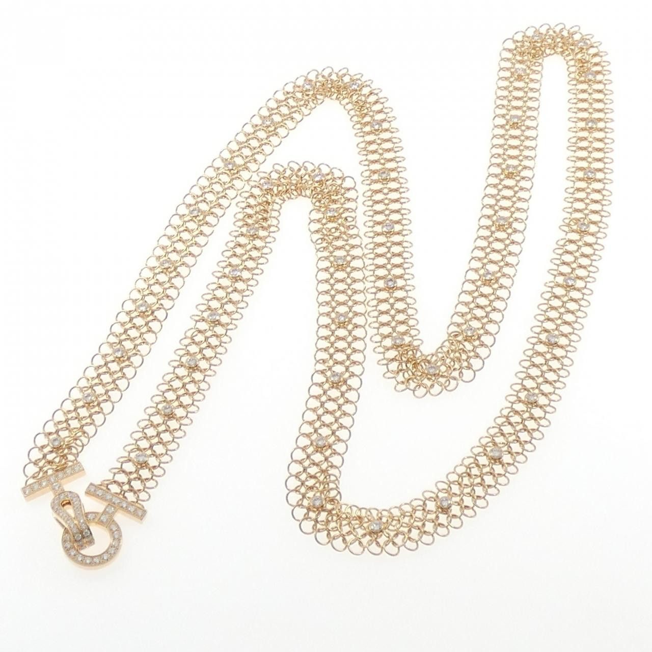 Cartier Cartier Cartier Au750 Diamond Necklace Precious Metal Necklace DUTY FREE for USA Size ONE SIZE - 6 Thumbnail