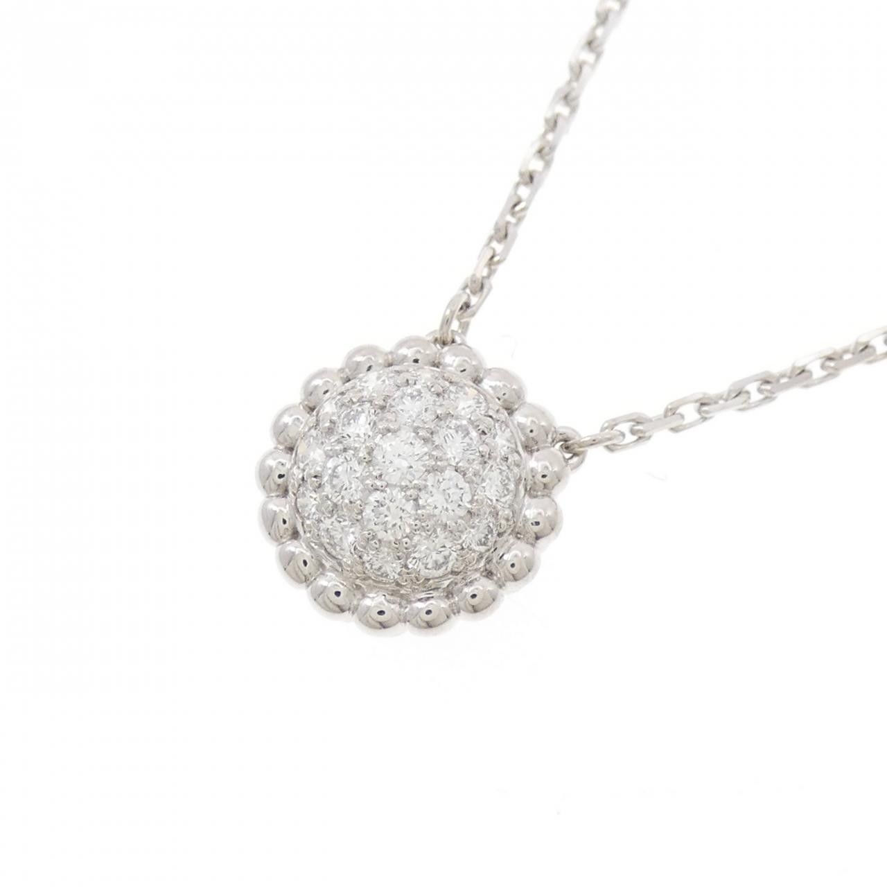 Van Cleef & Arpels Van Cleef & Arpels Van Cleef & Arpels Perlee 750 White Gold Diamond Necklace Precious Metal Necklace DUTY FREE for USA Size ONE SIZE - 3 Thumbnail