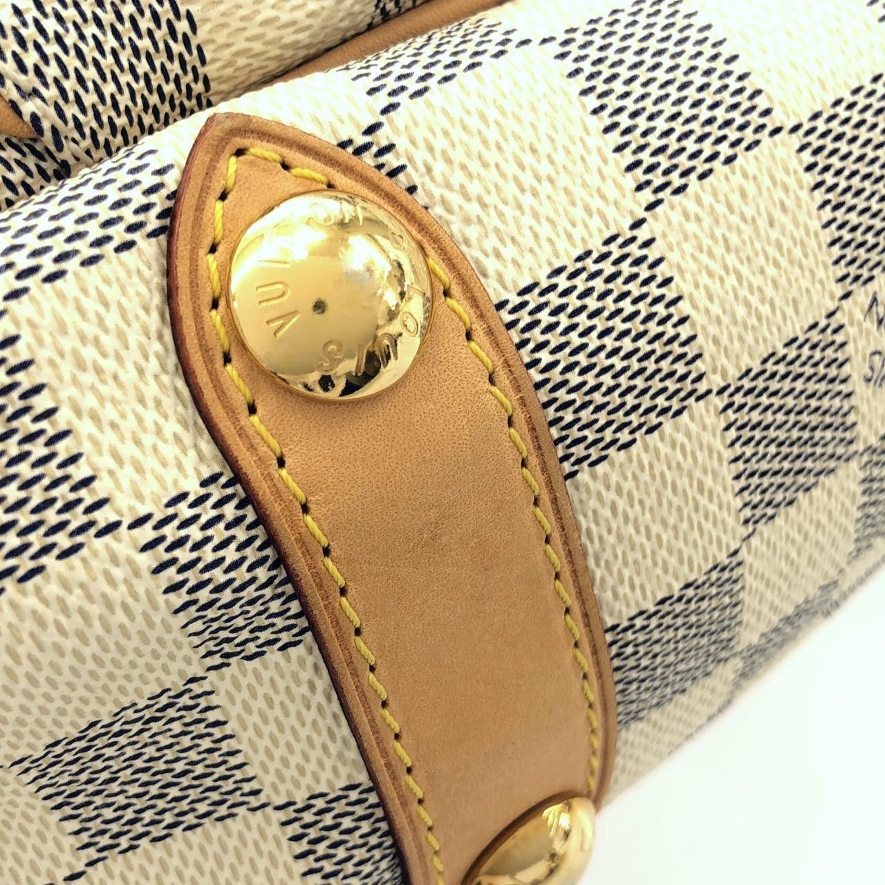 Louis Vuitton Louis Vuitton Louis Vuitton Galliera Damier Azur Shoulder Bag Textile Shoulder Bag N55215 DUTY FREE for USA Size ONE SIZE - 8 Thumbnail