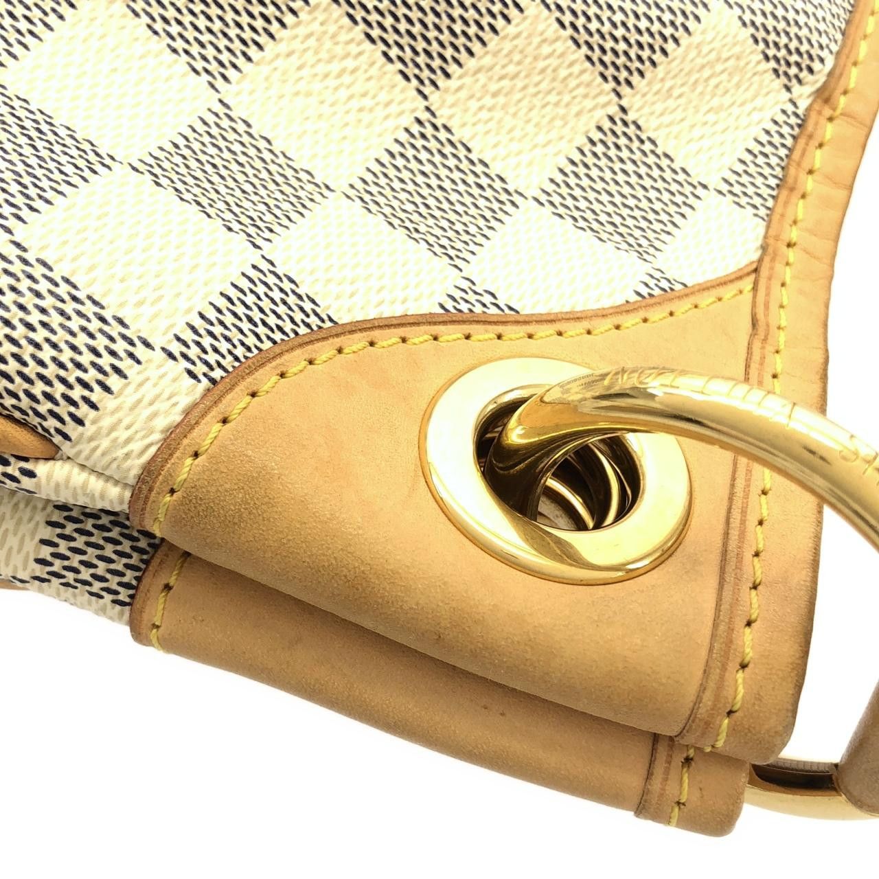 Louis Vuitton Louis Vuitton Louis Vuitton Galliera Damier Azur Shoulder Bag Textile Shoulder Bag N55215 DUTY FREE for USA Size ONE SIZE - 5 Thumbnail