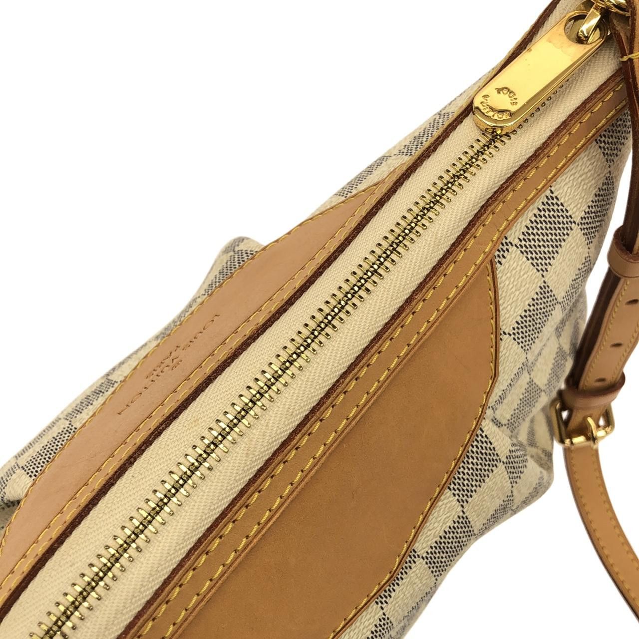 Louis Vuitton Louis Vuitton Louis Vuitton Damier Azur Siracusa Shoulder Bag Textile Shoulder Bag N41113 DUTY FREE for USA Size ONE SIZE - 5 Thumbnail