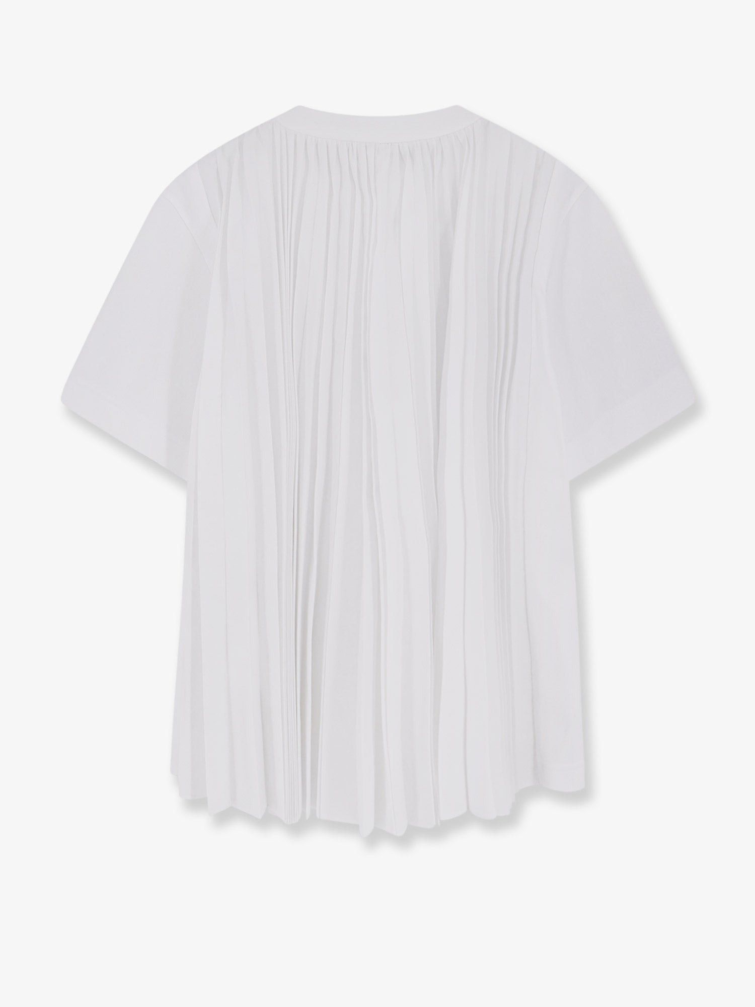 Sacai Sacai Cotton and polyester t-shirt Tag Size 1 Women - USA Tariffs Included Size S / US 4 / IT 40 - 2 Thumbnail